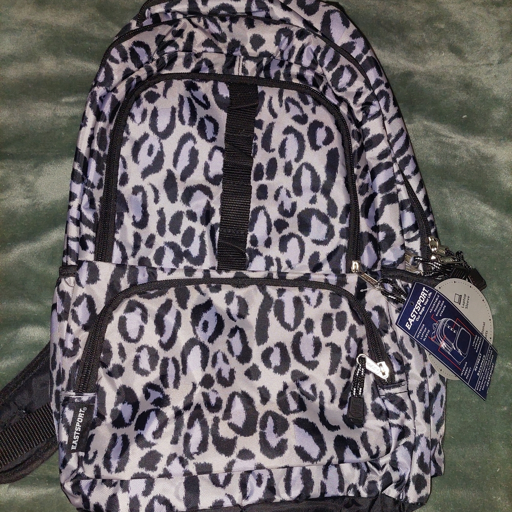 Leopard Print Backpack - Picture 8 of 8